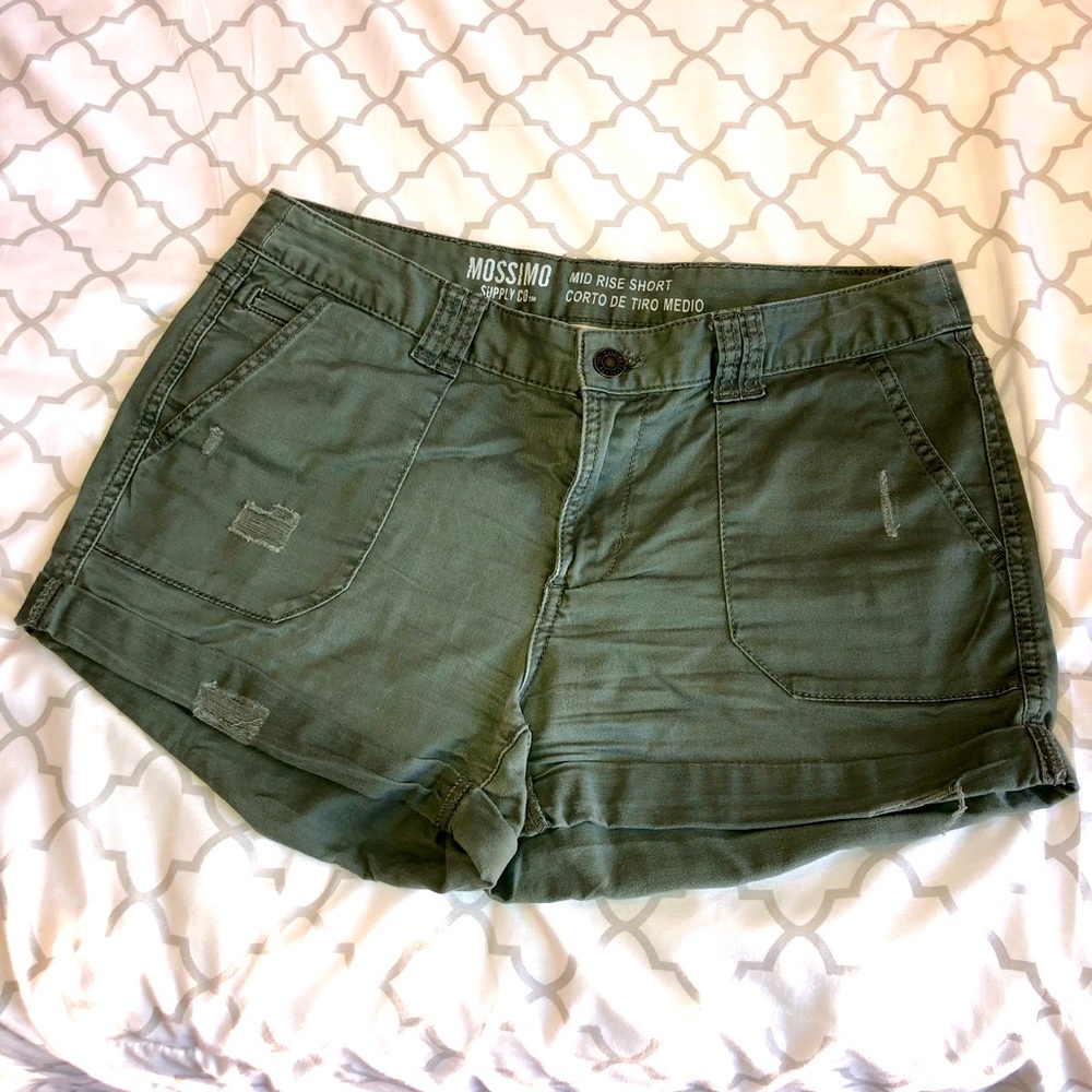 Mossimo Supply Co Mid Rise Shorts